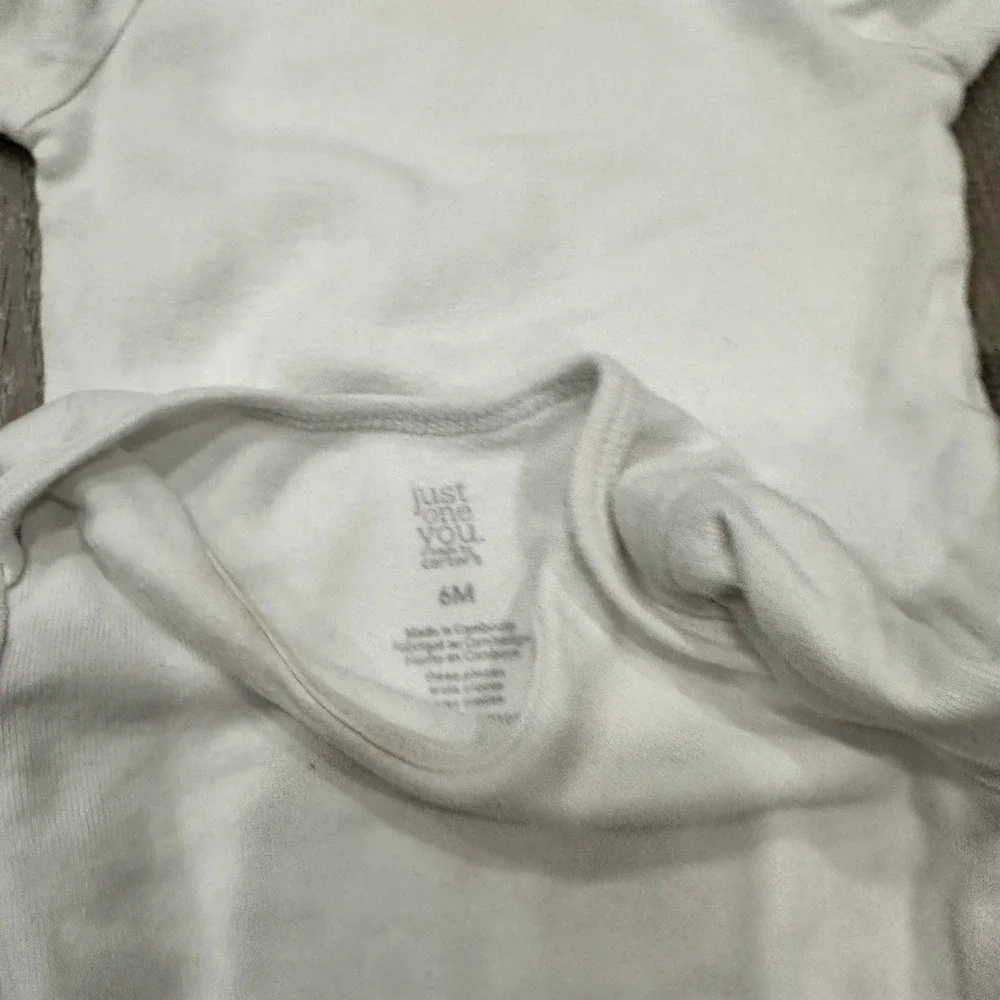 Baby Long Sleeve Bodysuit Bundle 6-9M HM Cloud Island Carter's Llama Ribbed‎ 5pc